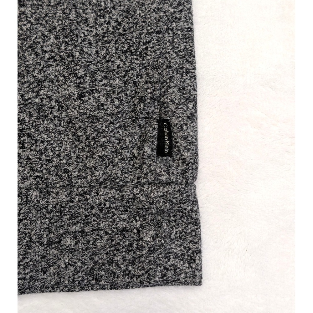 Calvin Klein Liquid Touch Men's Sm Gray Black T-Shirt Short Sleeve 100% Cotton - Picture 4 of 15